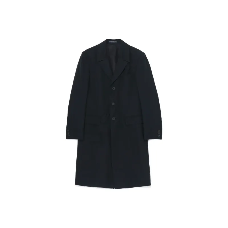 Yohji Yamamoto Graphic-print Coat-0
