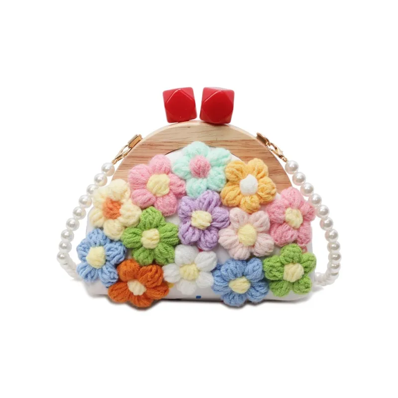 Wenpercy Knitted Fabric Crossbody Bag, Shoulder Bag Regular Women's Multicolor-0
