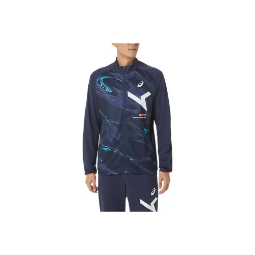 Asics Jackets & Coats Men's Marine Blue