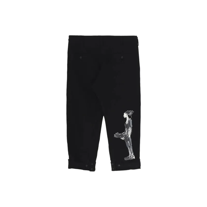 Yohji Yamamoto Pour Homme SS25 Casual Pants Men's Black-1