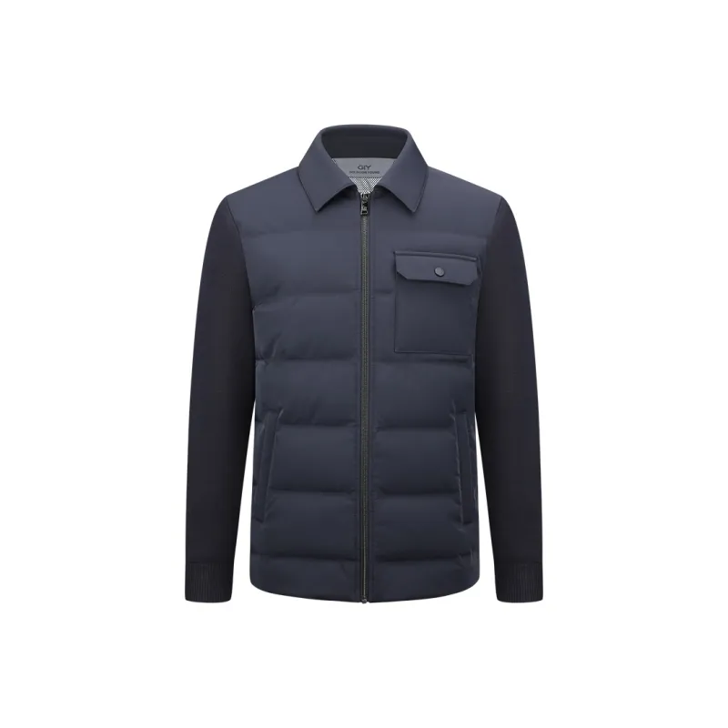 GY Goldlion Down Jacket Men's Navy Blue-0