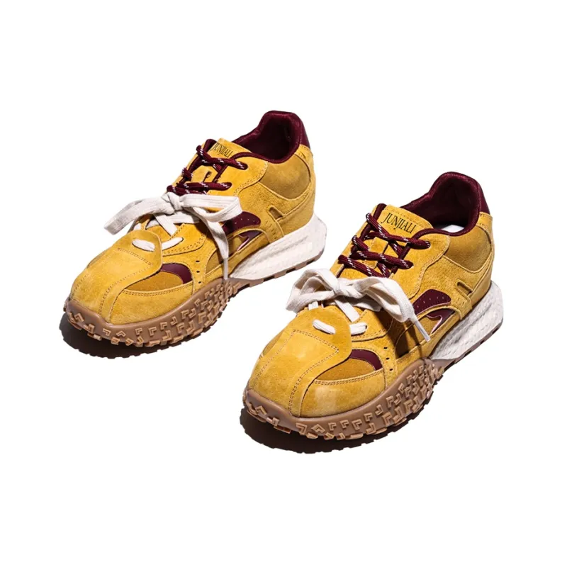 Junjali Slip Resistant, Abrasion Resistant, Lightweight, Height Increasing Low Top Casual Shoes Women's-1