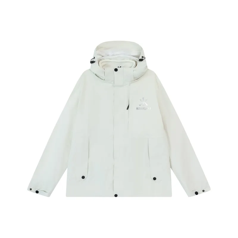 Kawasaki Water Resistant Windproof Wear Resistant Windbreaker Jacket Unisex-35