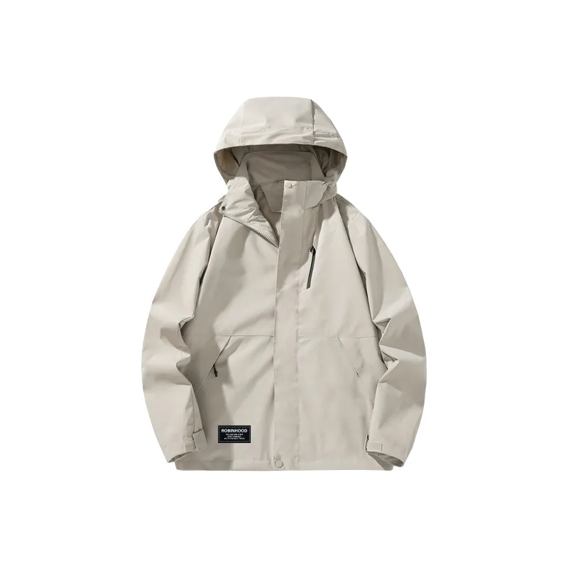 ROBINHOOD Waterproof And Windproof Windbreaker Jacket Unisex Black-28