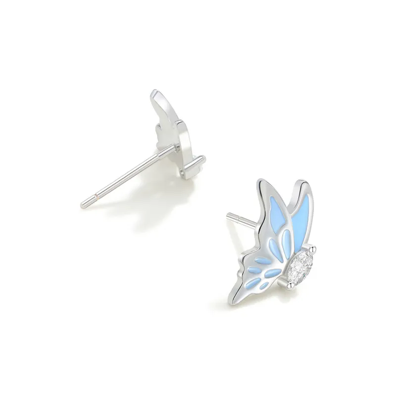 AJIDOU Synthetic Cubic Zirconia Stud Earrings Women's-6