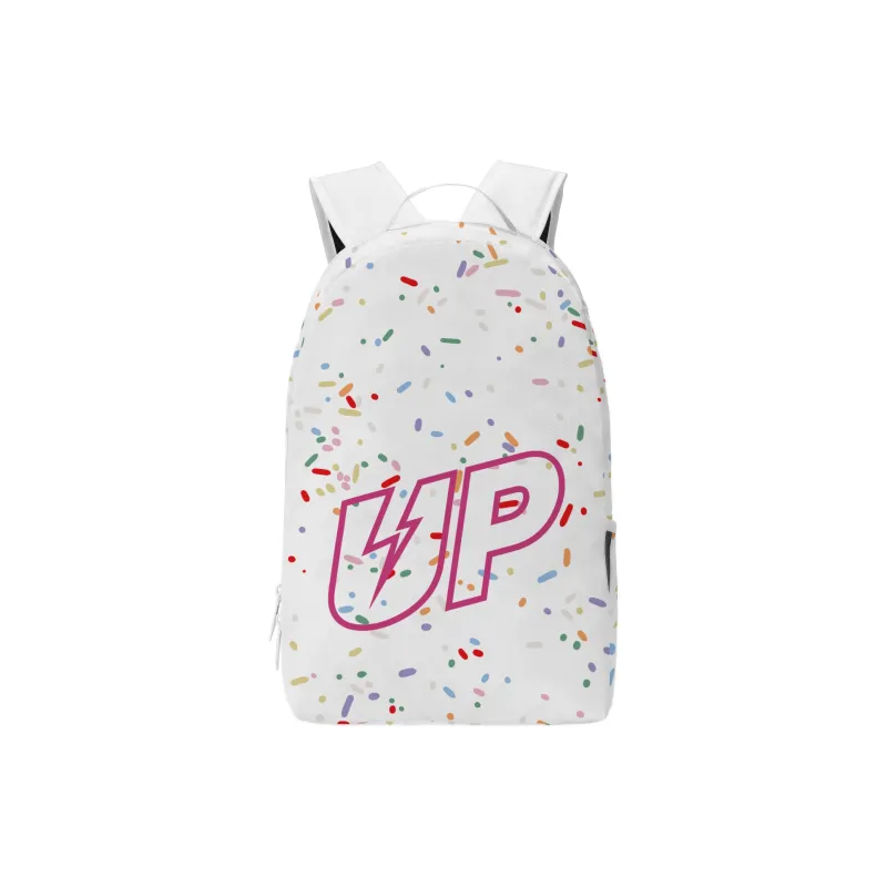 TURN UP Polyester Backpack Women's White-0