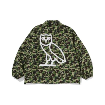 A BATHING APE X Ovo Abc Camo Coach Jacket