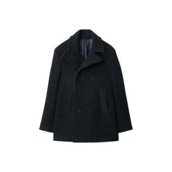 Burberry FW24 Coat Men's Marine Blue