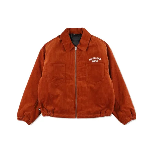 WIND AND SEA CORDUROY BLOUSON Jackets Coats Unisex Dark Orange