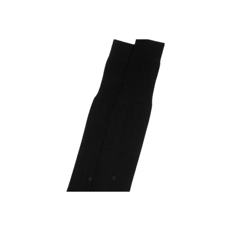 HERMES Knee High Socks Men's 1 Pack Black-1