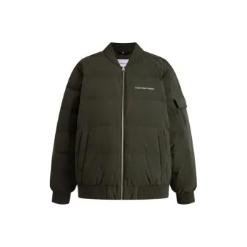 CALVIN KLEIN Down Jacket Unisex Olive Green