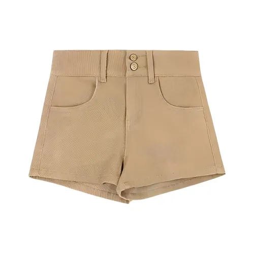 Honey Denim Shorts Women's Khaki