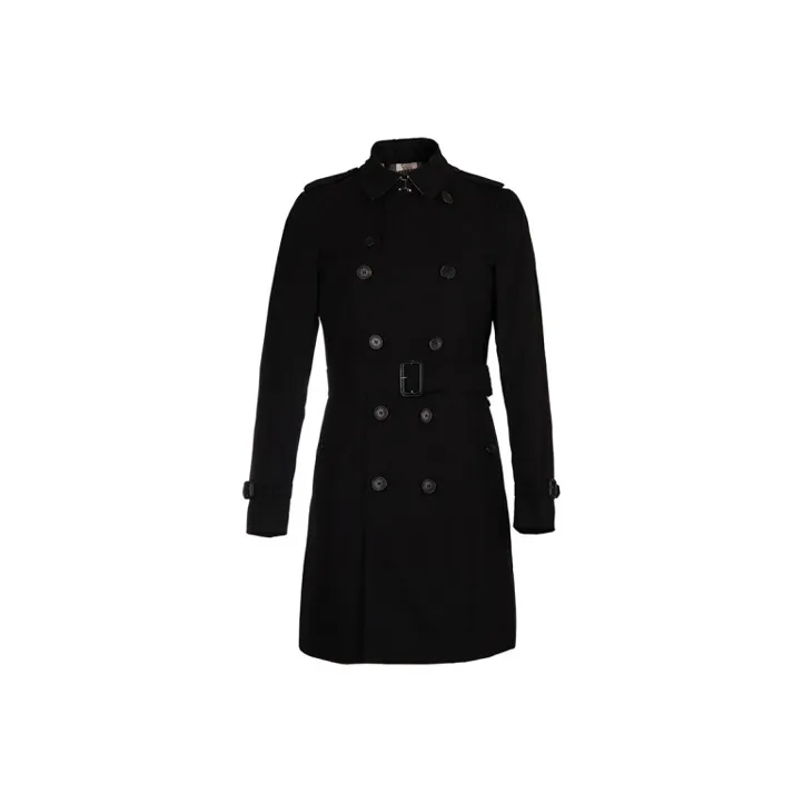 Burberry Trench Coat Men's Black-0