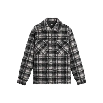 ZARA Velvet feel Coat Men's Black