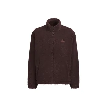 Adidas SportPerformance FW24 ST WARM MIX Velvet feel Coat Men's Coffee