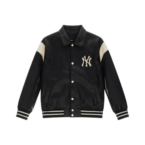 MLB MONOGRAM Collection New York Yankees 24FW Denim Shirt Unisex Dark Marine Blue