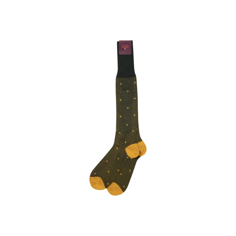 Gallo Knee High Socks Men's 1 Pack Yellow Green-0