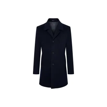 SAINT ANGELO Coat Men's Navy Blue