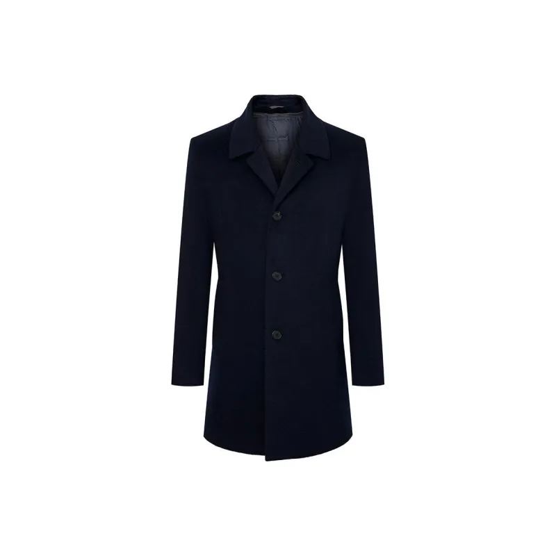 SAINT ANGELO Coat Men's Navy Blue-0