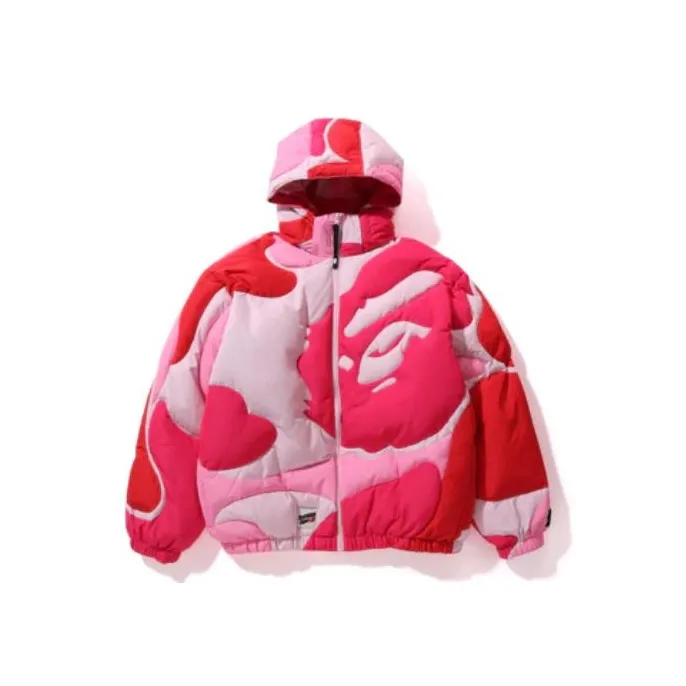Bape Mega Abc Camo Detachable Hoodie Puffer Down Jacket-6