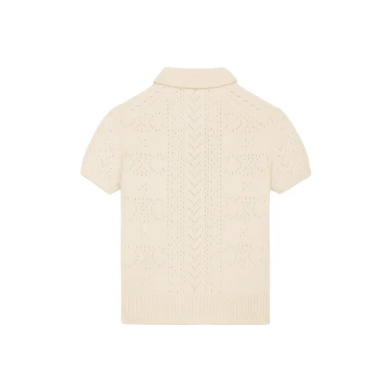 CELINE Cardigan In Pointelle Cashmere-1