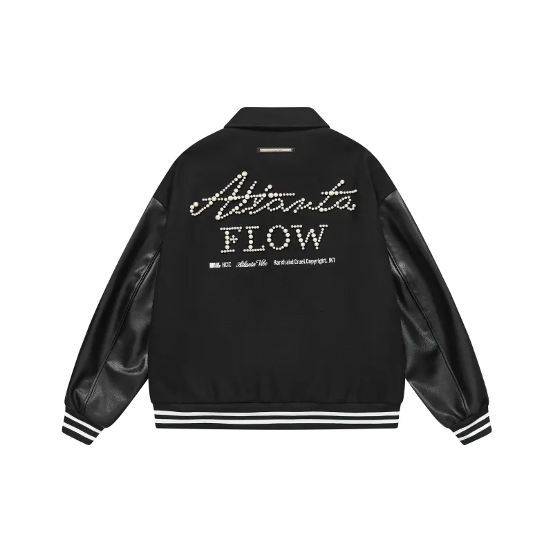 HARSH AND CRUEL Baseball Jacket Unisex-6