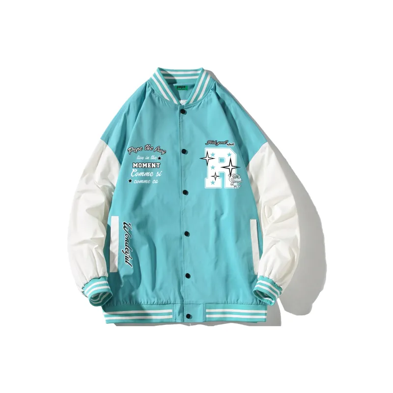 Pepe The Frog Baseball Jacket Unisex-4