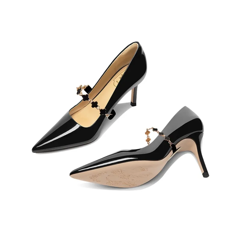 LOLY High Heels 8CM Women's Black-3