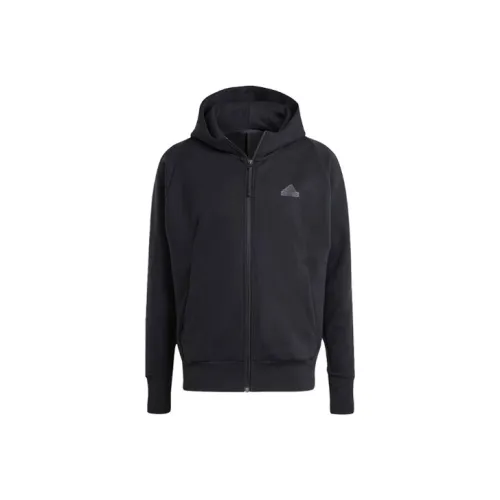 Roses Z.N.E. SS24 True Healing Collection Hooded Track Jacket Jackets Coats Men's Black