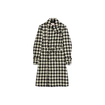 Valentino FW24 Coat Men's Black White