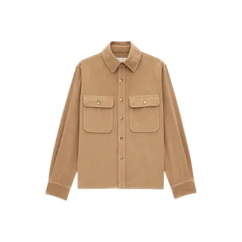 SAINT LAURENT Corduroy Overshirt