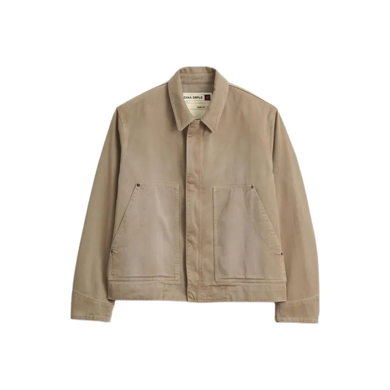 ZARA Jackets Men Sand-0
