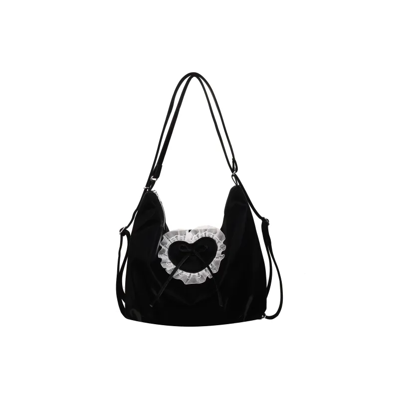 Yalu PU Backpack Shoulder Bag Regular Women's Black/Blue/Pink-18