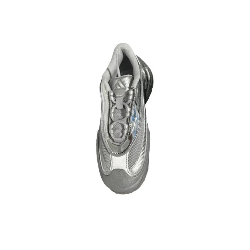 Adidas Wonder Runner Breathable Height Increasing Low-Top Running Shoes Unisex Gray Silver-1