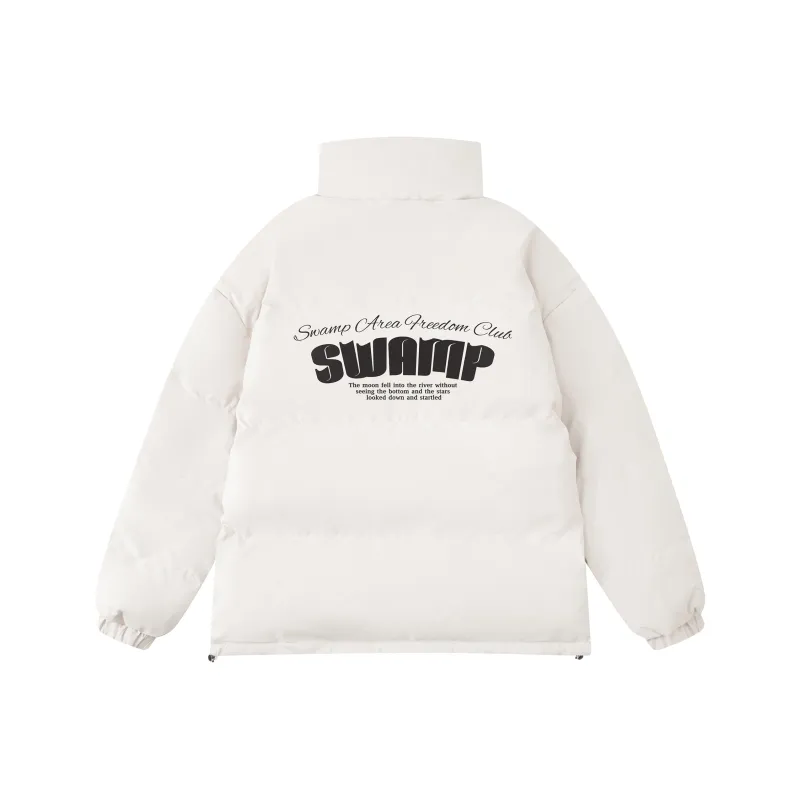 SWAMP AREA Puffer Jacket Unisex-3