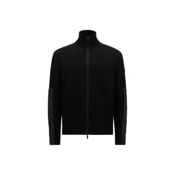 Moncler Tricot Zip Up Jacket