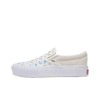 Vans Customs Low Top Skateboard Shoes Unisex White