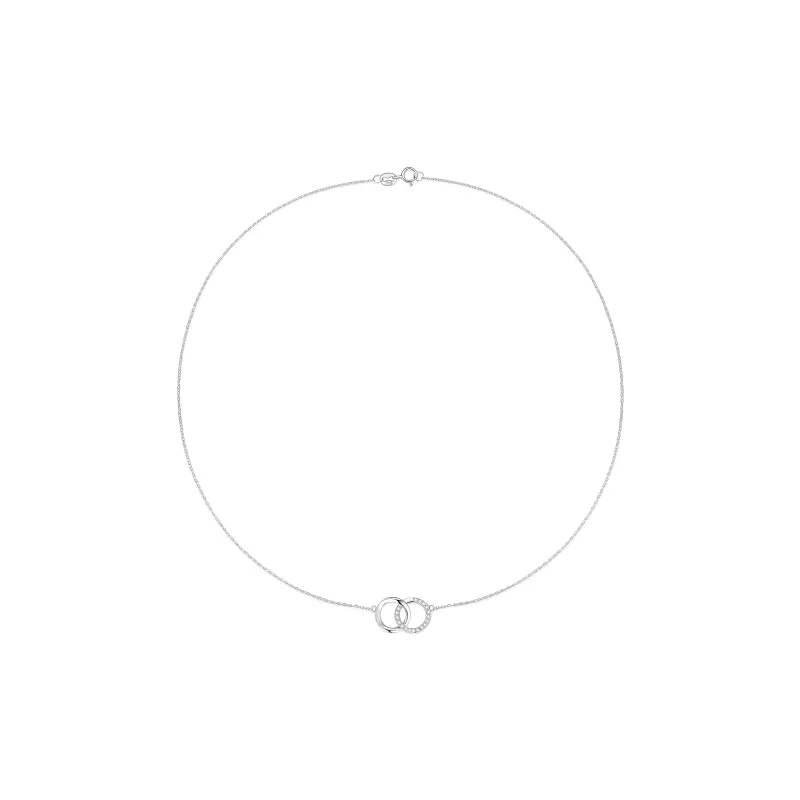 CLARKIA FLOWER 925 Sterling Silver Necklaces Women's-0
