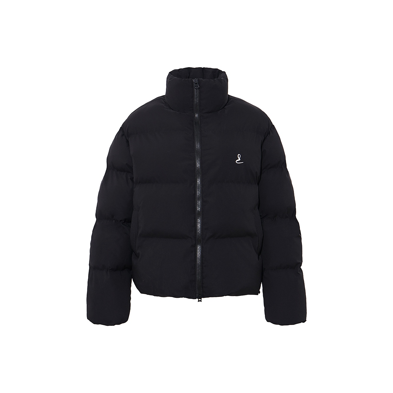 METARICOTTA Puffer Jacket Unisex Black - POIZON