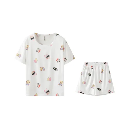 PAUL FRANK Pajama Set Women's White