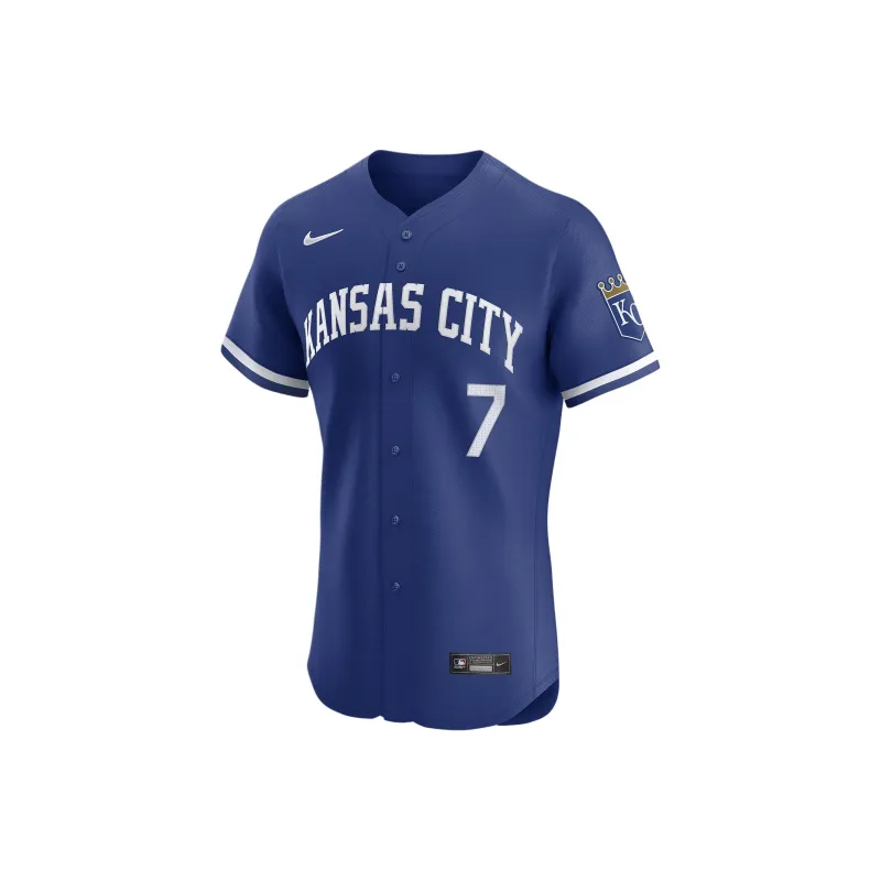 Nike Bobby Witt Jr. Kansas City Royals Men's Nike Dri FIT Adv Mlb Elite Jersey-0