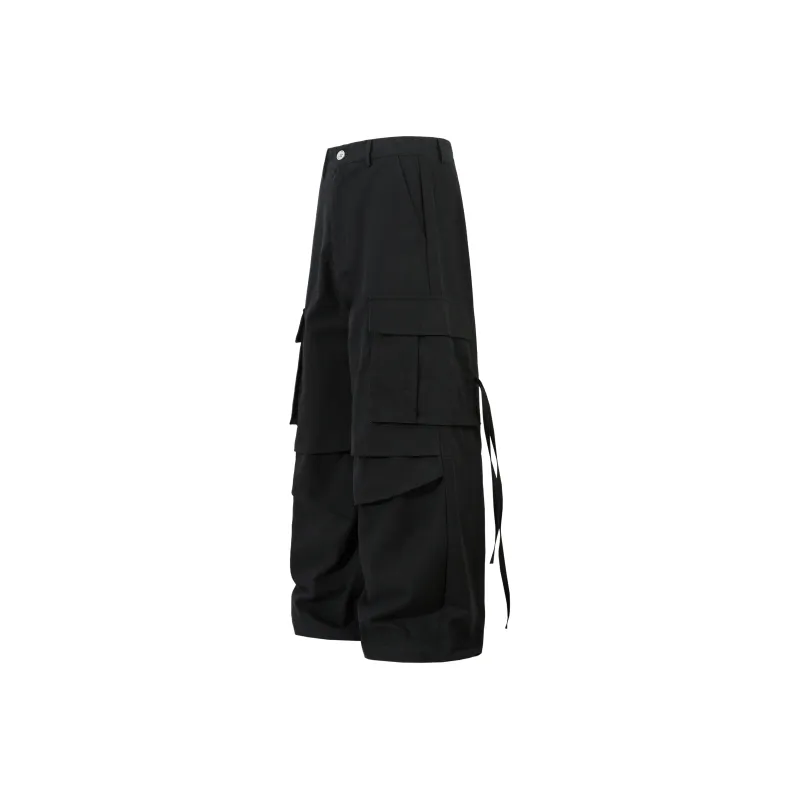 GBXM Cargo Pants Unisex Black-1