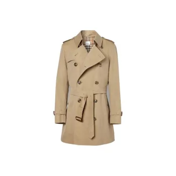 Burberry Trench Coat Men's Molasses Color
