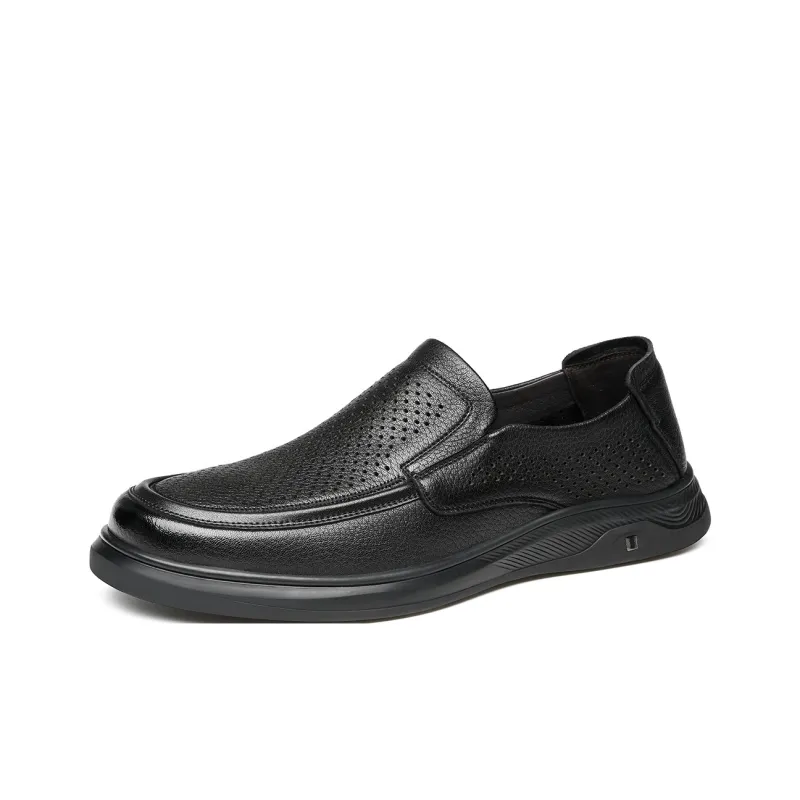 MILLIE'S Abrasion Resistant Breathable Low Top Dress Shoes Men's Black-1
