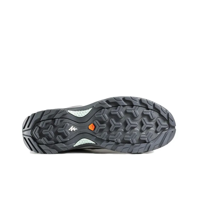 DECATHLON Cushioning Anti Slip And Wear Resistant Outdoor Shoes Women's Gray Green-2