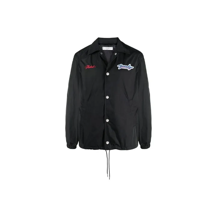 Givenchy Motel Embroidered Windbreaker With Patch-0
