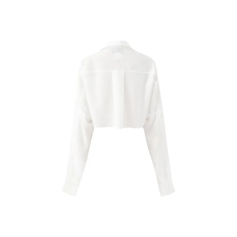 NOT YOUR ROSE Baby Shirts Bolero Shirt Women's White/White-1