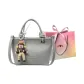 Blue with Charm-Shopping Bag