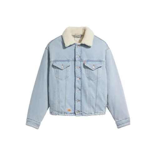 ERL X Levi's Sherpa Trucker Denim Jacket