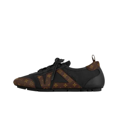 LOUIS VUITTON Sneakerina German Army Trainers Low Top Casual Shoes Women's Brown